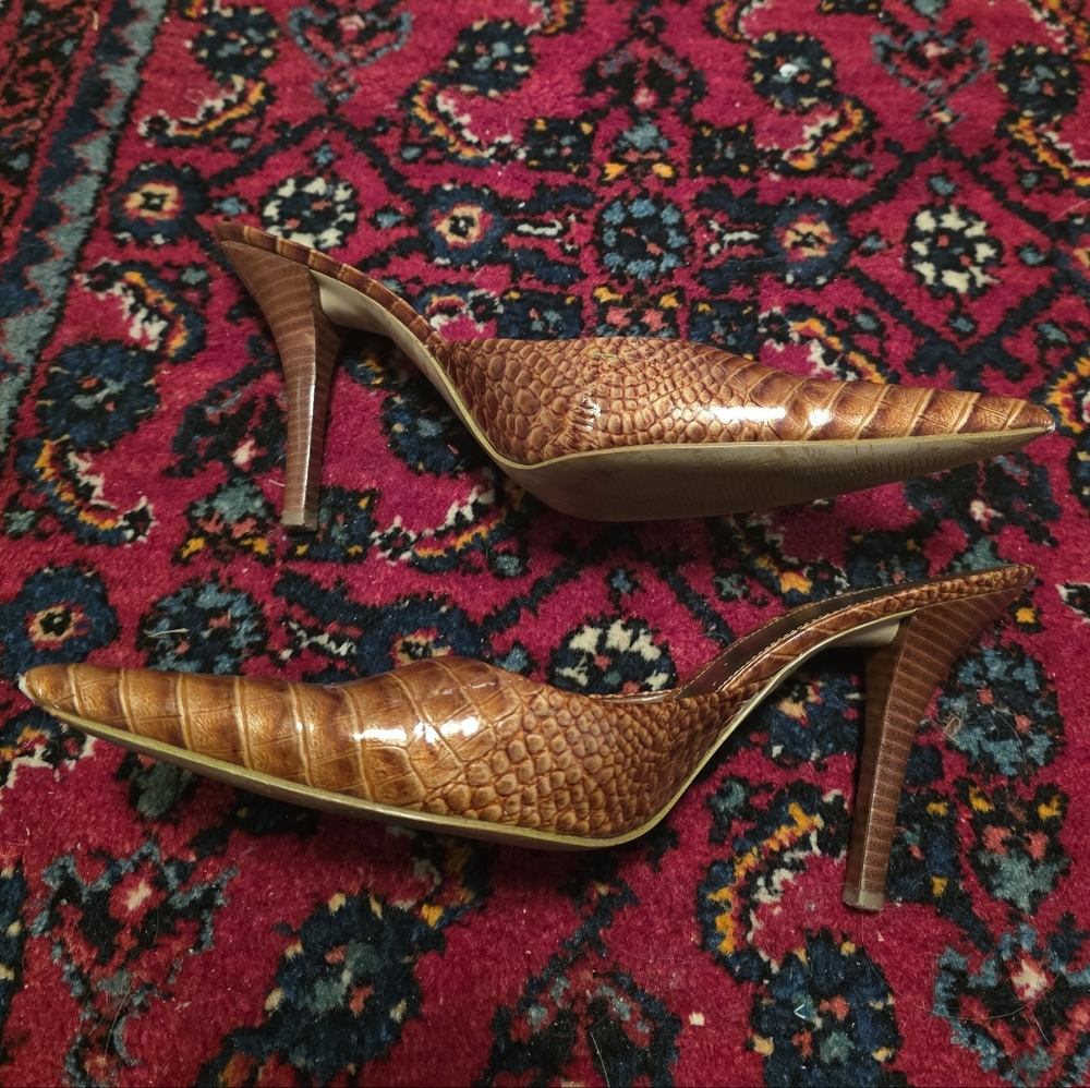 Nine West - Alligator Leather Heels
